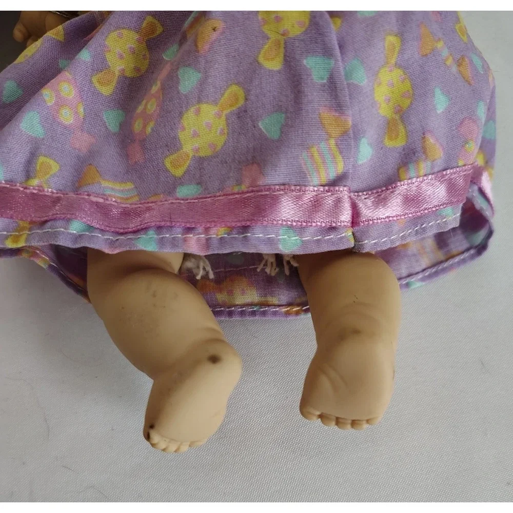 Vintage Lot Of 4 Gi-Go Expressions My Palm Pals Bean Bag Baby Dolls - NWT